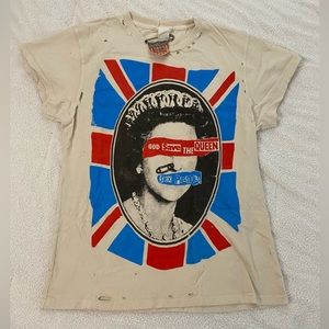 NWT Madeworn Sex Pistol Tea Stain T Shirt